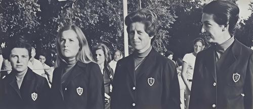 Miss Corinne Reybroeck, Miss Marie Anne Toussaint, Miss Louise Van Den Berghe, Francoise Francois